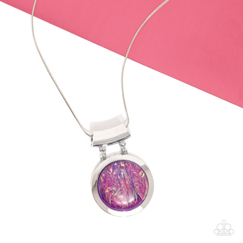 Starlight Starbright - Purple - Paparazzi Necklace Image