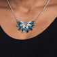 Frosted Florescence - Blue - Paparazzi Necklace Image