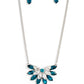 Frosted Florescence - Blue - Paparazzi Necklace Image
