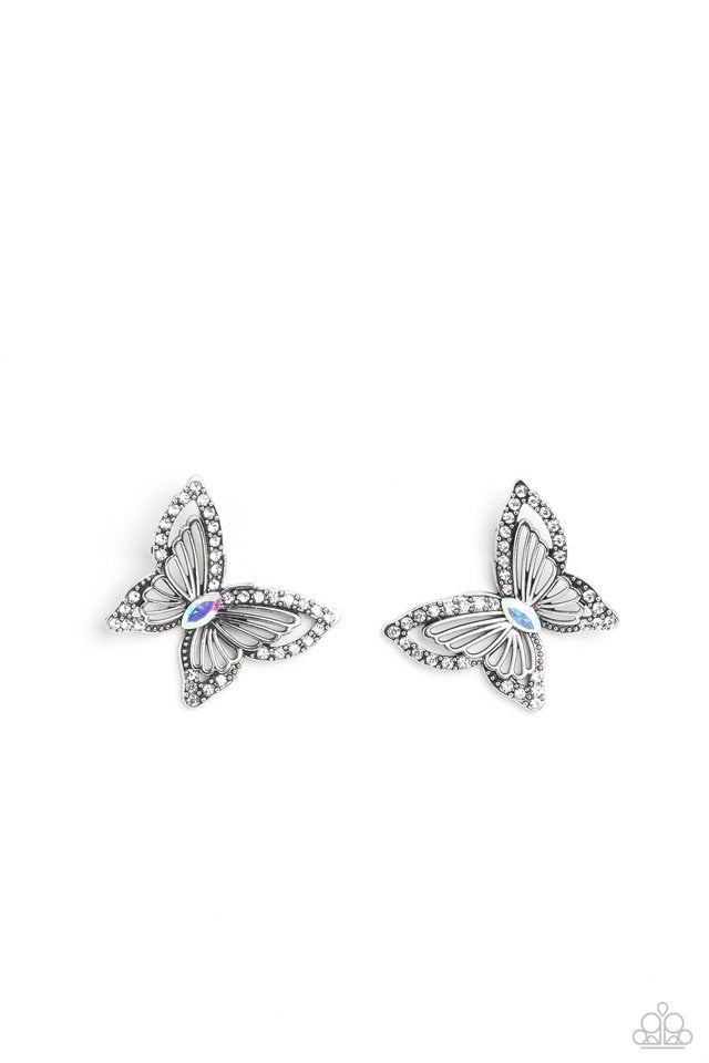 Wispy Wings - Multi - Paparazzi Earring Image