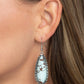 TEARDROP-Dead Dynasty - Blue - Paparazzi Earring Image