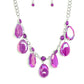 Maldives Mural - Purple - Paparazzi Necklace Image