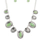 Textured Trailblazer - Green - Paparazzi Necklace Image