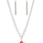 Dazzling Dahlia - Red - Paparazzi Necklace Image