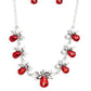 Explosive Effulgence - Red - Paparazzi Necklace Image