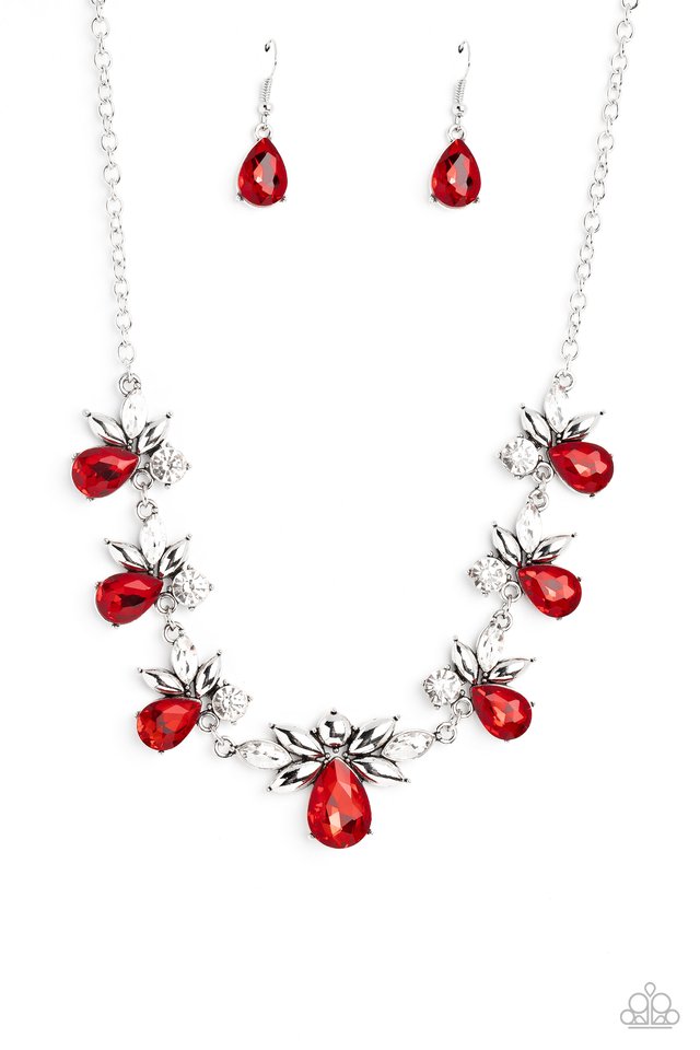 Explosive Effulgence - Red - Paparazzi Necklace Image