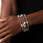 Geometric Guru - White - Paparazzi Bracelet Image