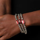 Twinkling Team - Red - Paparazzi Bracelet Image