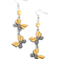 Spirited Soar - Yellow - Paparazzi Earring Image