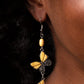 Spirited Soar - Yellow - Paparazzi Earring Image