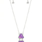 Under the FRINGE - Purple - Paparazzi Necklace Image