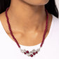 Pampered Pearls - Red - Paparazzi Necklace Image