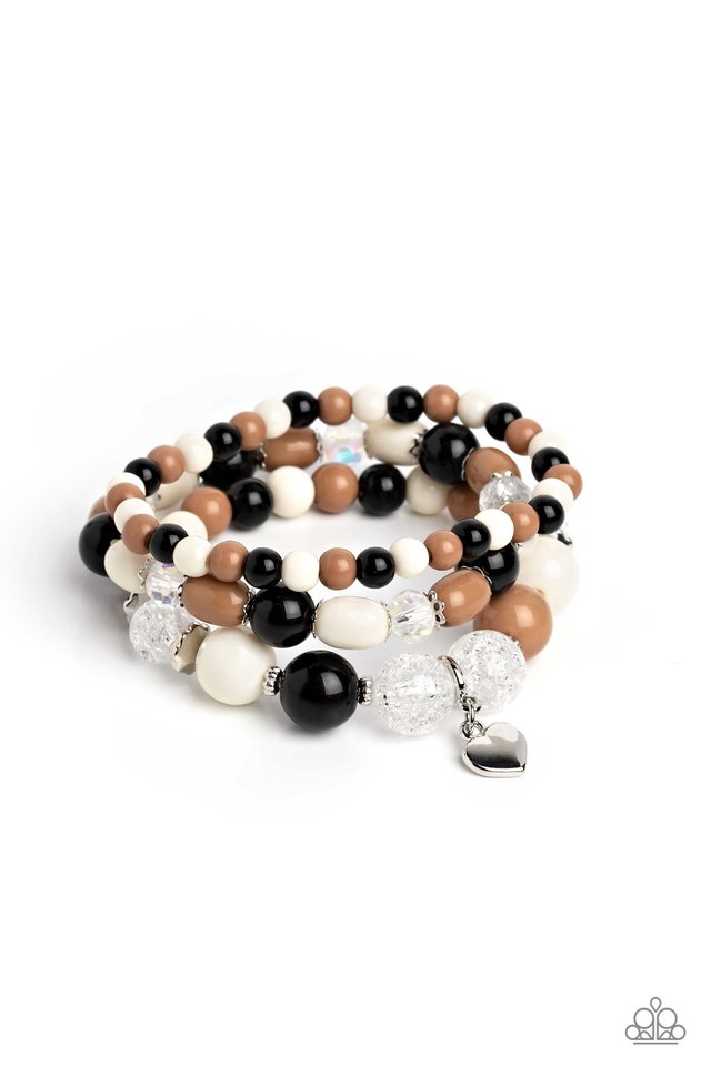 Heartfelt Haven - Brown - Paparazzi Bracelet Image