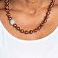 Countess Chic - Brown - Paparazzi Necklace Image