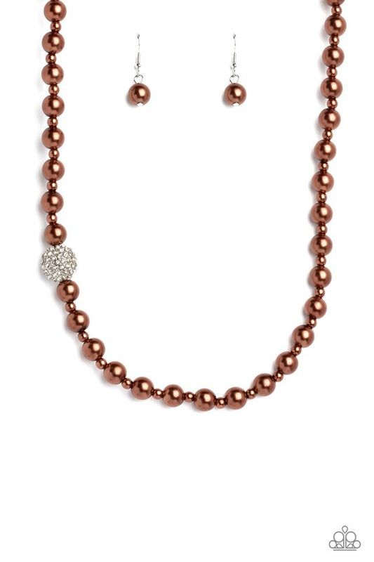 Countess Chic - Brown - Paparazzi Necklace Image