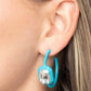 Call Me TRENDY - Blue - Paparazzi Earring Image