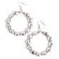 The PEARL Next Door - Silver - Paparazzi Earring Image