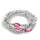 Twinkling Team - Pink - Paparazzi Bracelet Image