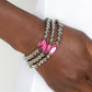 Twinkling Team - Pink - Paparazzi Bracelet Image