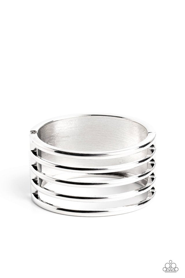 Paparazzi Bracelet ~ Wayward Warrior - Silver – Paparazzi Jewelry