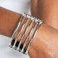 Wayward Warrior - Silver - Paparazzi Bracelet Image