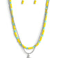 Starry Serendipity - Yellow - Paparazzi Necklace Image