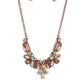 Prima Donna Dazzle - Copper - Paparazzi Necklace Image