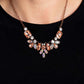 Prima Donna Dazzle - Copper - Paparazzi Necklace Image