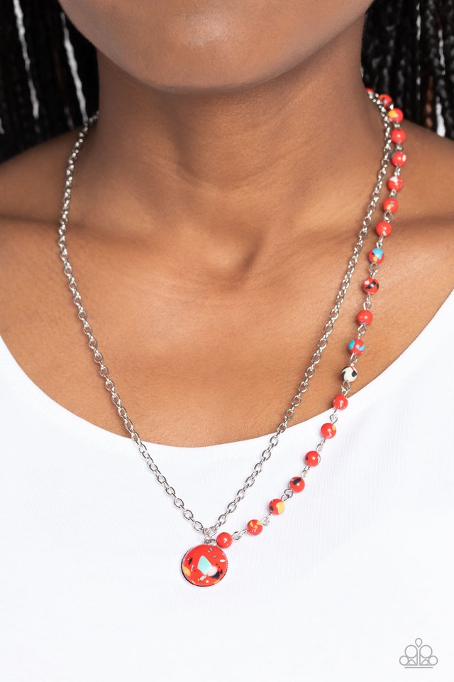 Local Legend - Red - Paparazzi Necklace Image