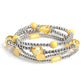 Geometric Guru - Yellow - Paparazzi Bracelet Image