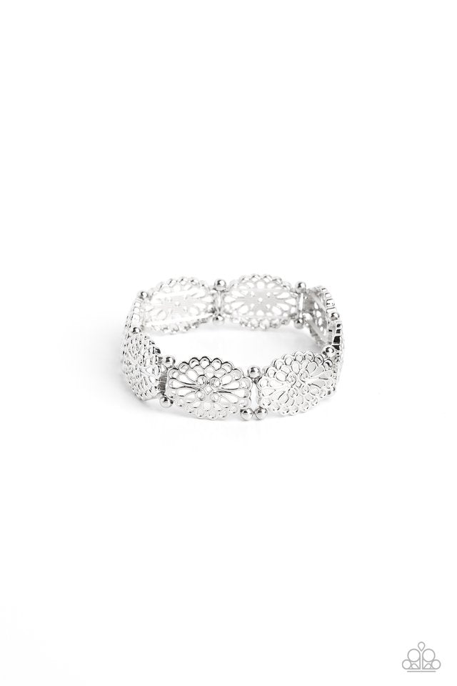 Curly Chic - Silver - Paparazzi Bracelet Image