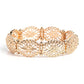 Curly Chic - Gold - Paparazzi Bracelet Image