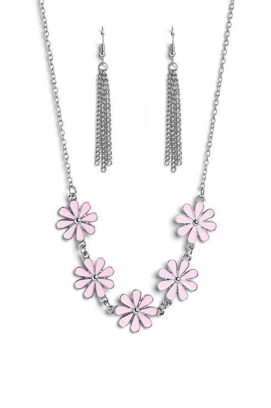 Flora Fantasy - Pink - Paparazzi Necklace Image