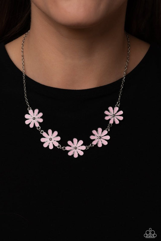 Flora Fantasy - Pink - Paparazzi Necklace Image