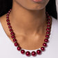 Manhattan Mogul - Red - Paparazzi Necklace Image