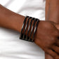 Wayward Warrior - Black - Paparazzi Bracelet Image