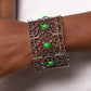 Fairest Filigree - Green - Paparazzi Bracelet Image