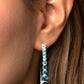 Gossip CURL - Blue - Paparazzi Earring Image
