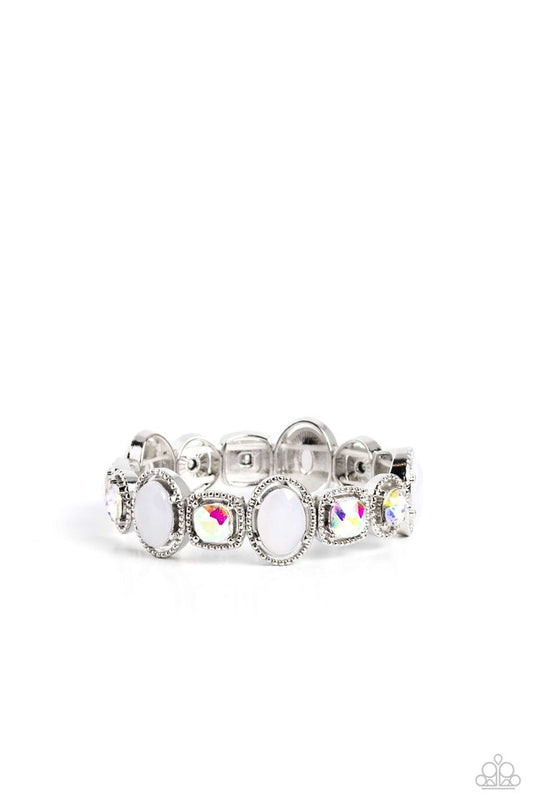 Fashion Fairy Tale - White - Paparazzi Bracelet Image