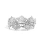 Scintillating Snowflakes - White - Paparazzi Bracelet Image