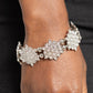 Scintillating Snowflakes - White - Paparazzi Bracelet Image