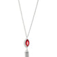 Tassel Tabloid - Red - Paparazzi Necklace Image