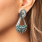 Casablanca Chandeliers - Blue - Paparazzi Earring Image