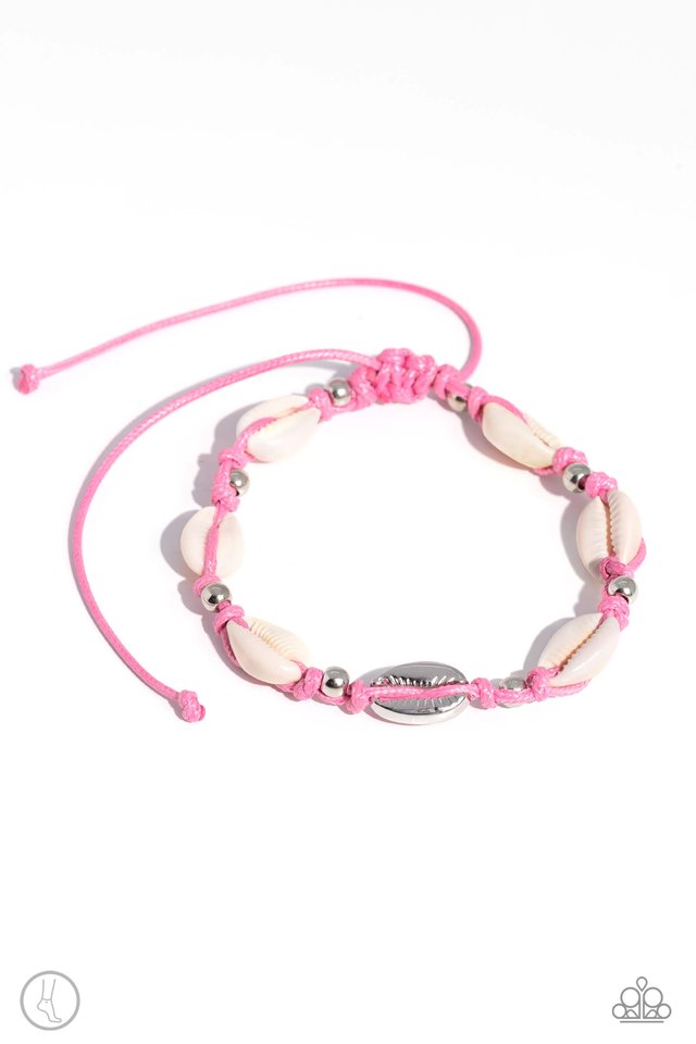 Beachcomber Ballad - Pink - Paparazzi Bracelet Image