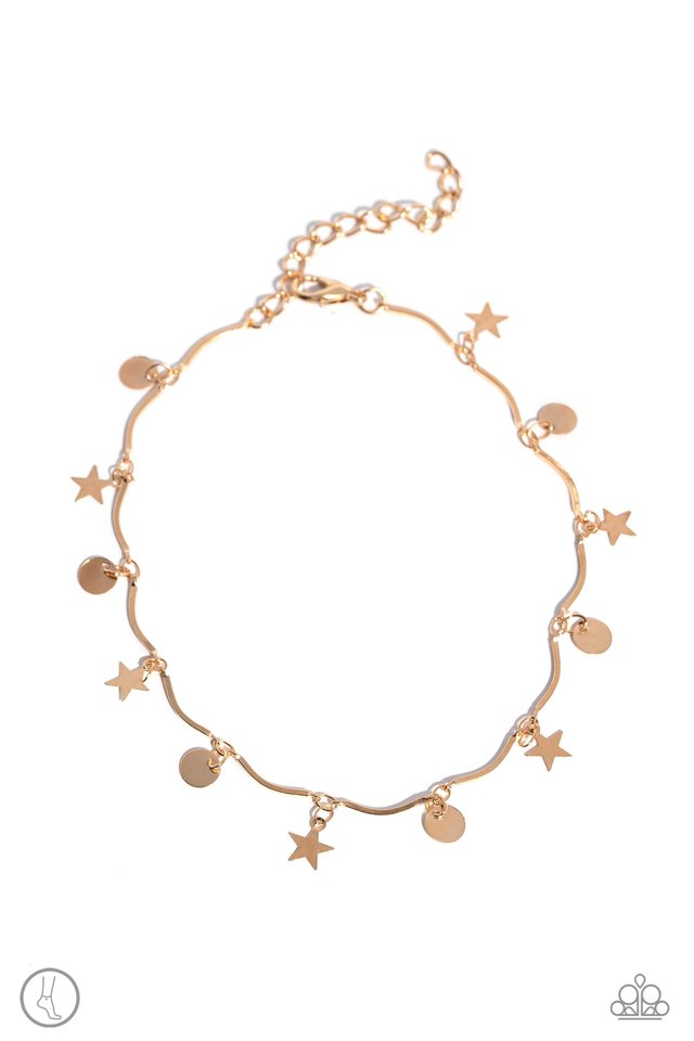 BEACH You To It - Gold - Paparazzi Bracelet Image