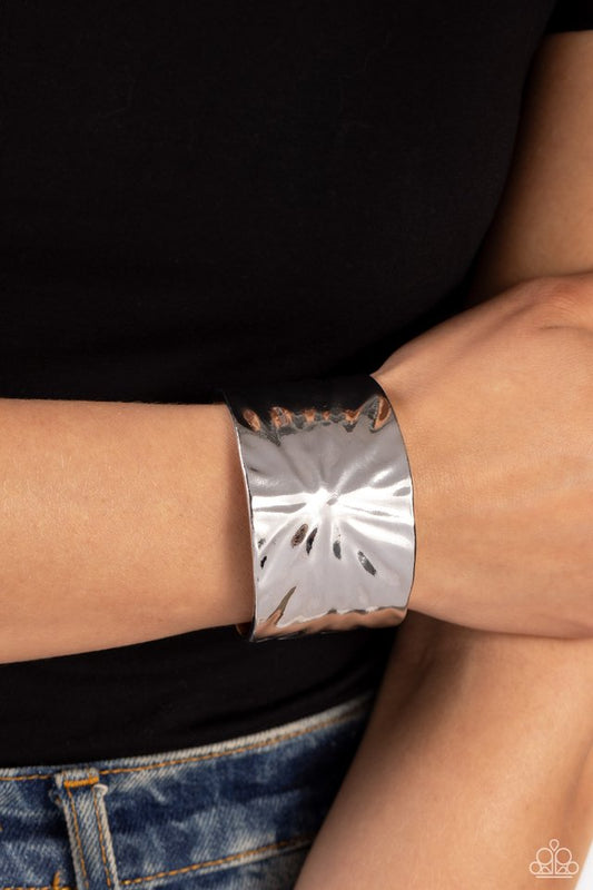 Ford Fusion - Silver - Paparazzi Bracelet Image