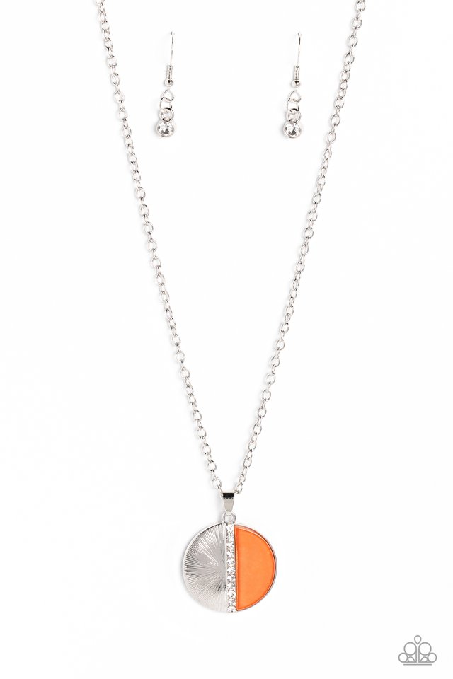 Captivating Contrast - Orange - Paparazzi Necklace Image