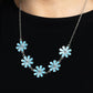 Flora Fantasy - Blue - Paparazzi Necklace Image