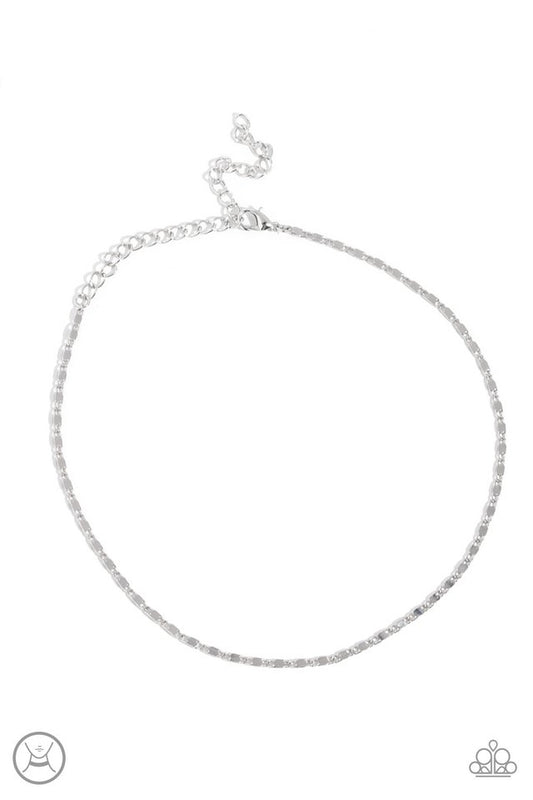 Minimalist Maiden - Silver - Paparazzi Necklace Image