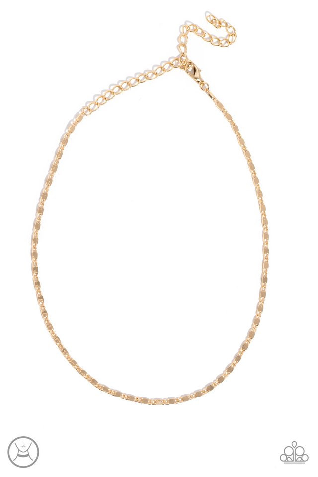 Minimalist Maiden - Gold - Paparazzi Necklace Image